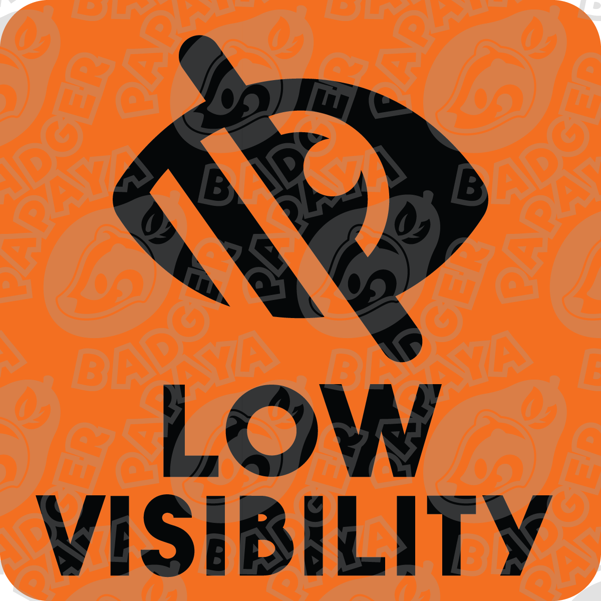 Low Visibility Consent Badge