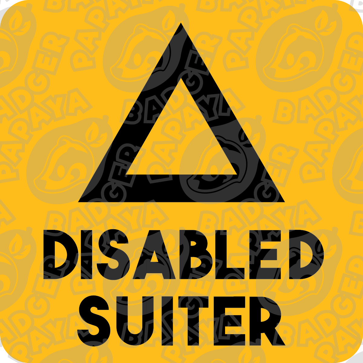 Disabled Suiter Consent Badge