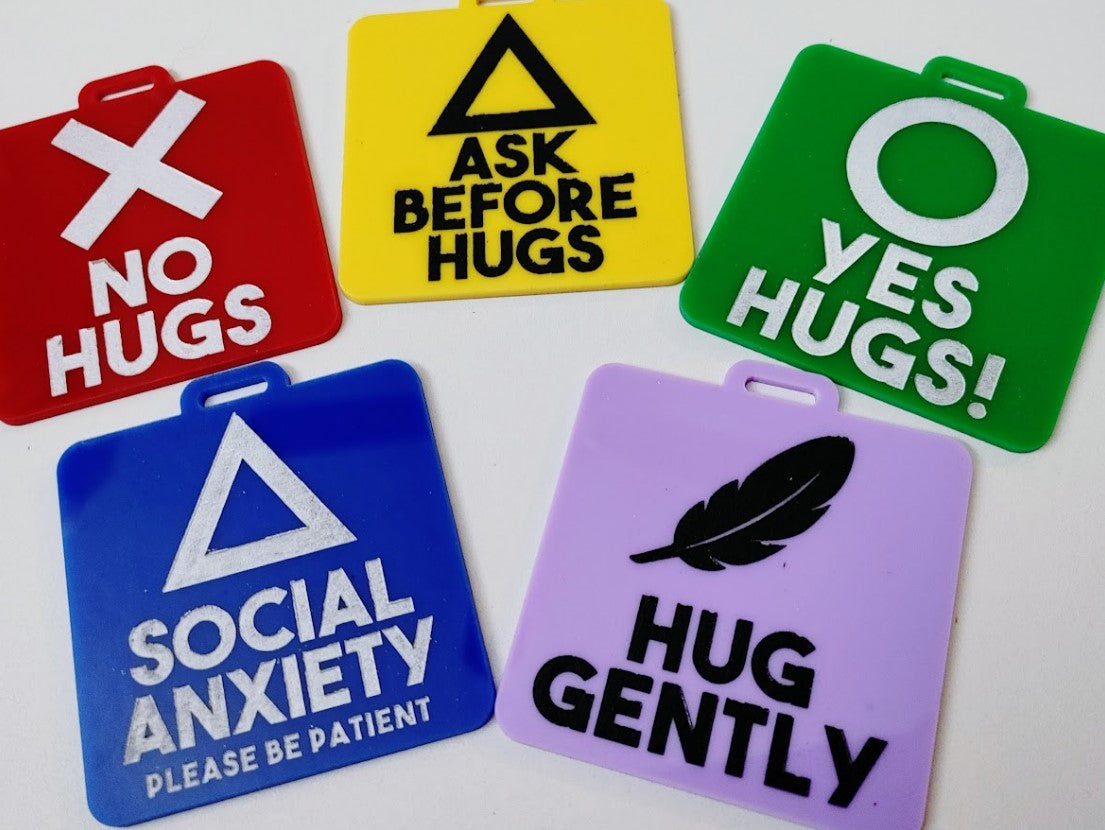 Plastic Consent Badges
