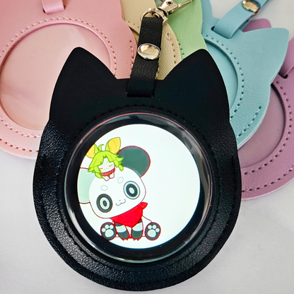 GIF Badge Case: Cat Ear Style