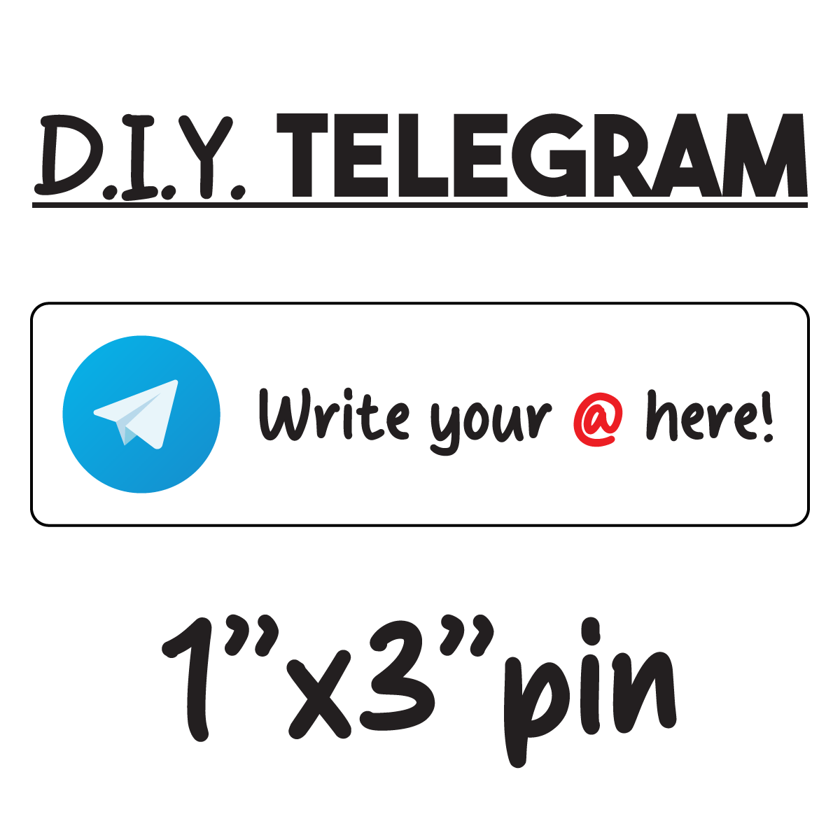 DIY Telegram Consent Badge