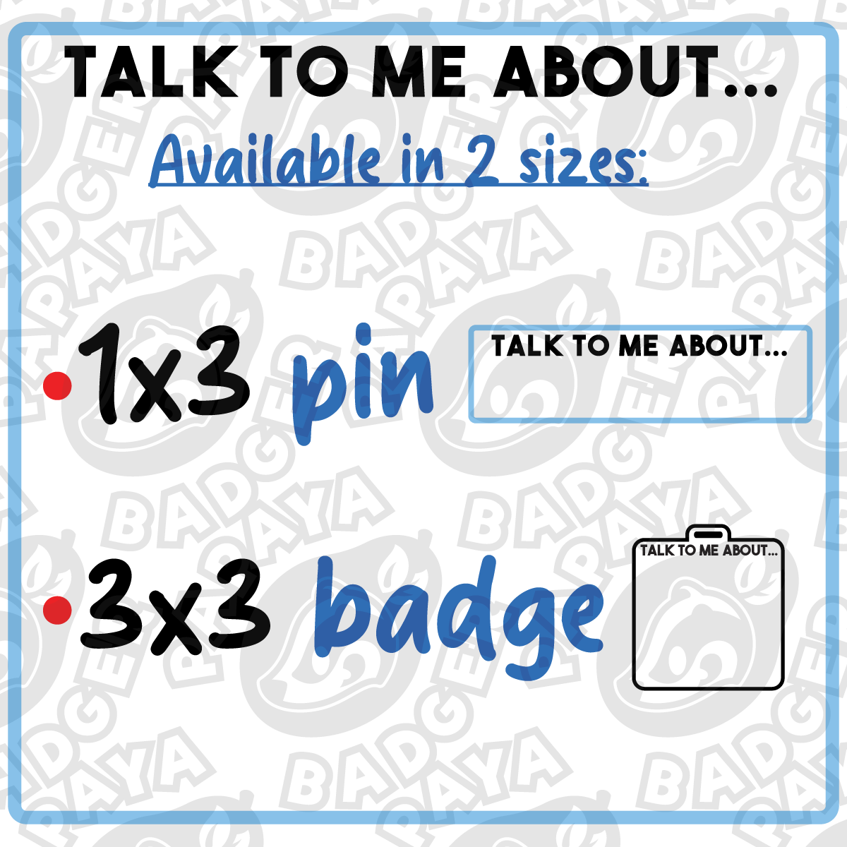 DIY Talk To Me About... Consent Badge