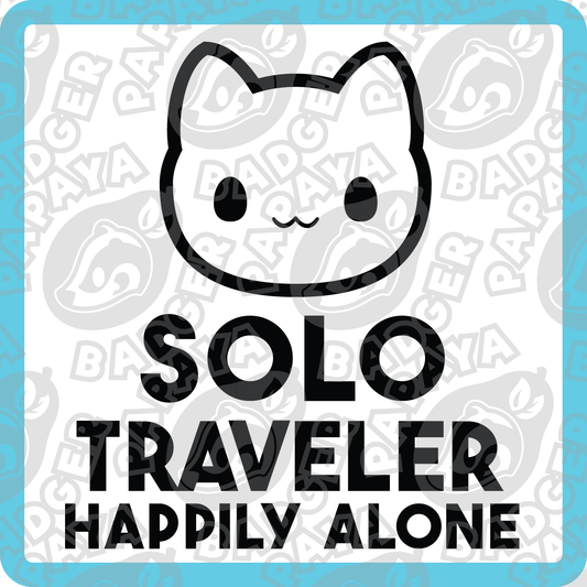 Solo Traveler Consent Badge