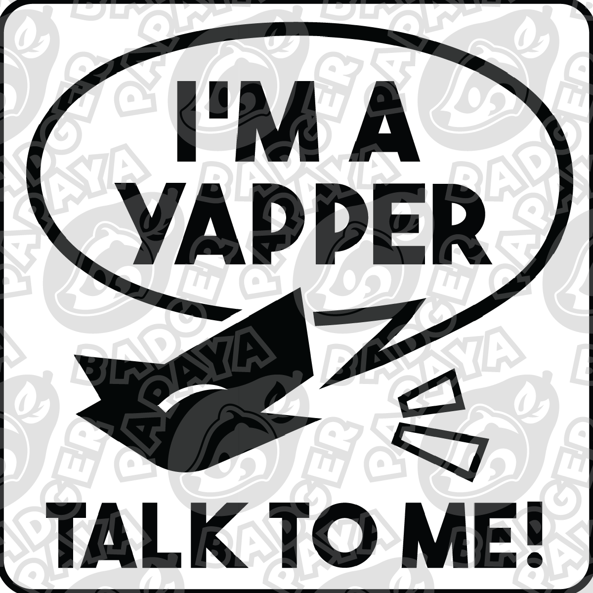 I'm a Yapper Consent Badge