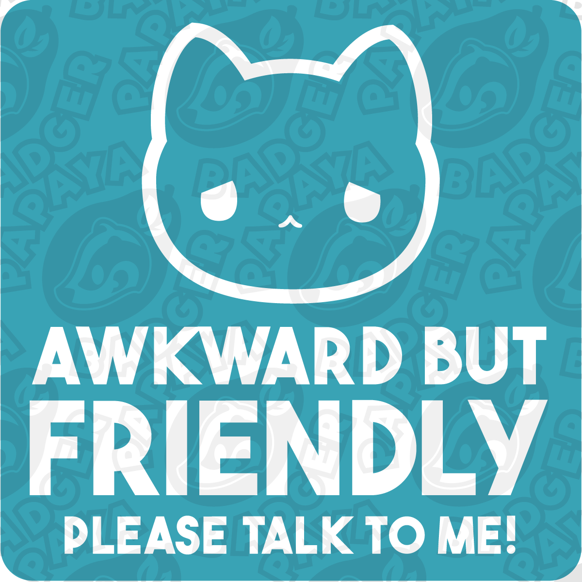 Awkward But Friendly Consent Badge